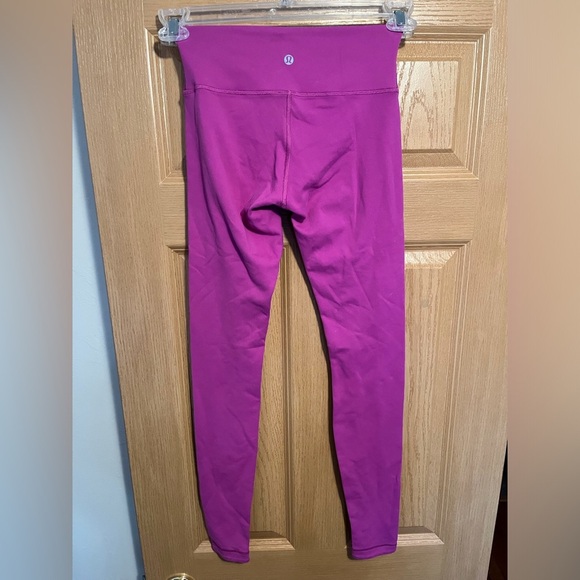 Lululemon Purple Reversible Leggings Full Length - Picture 1 of 8